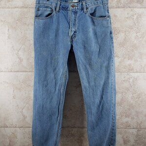 Blue Jeans Levis Signature Mid Rise Straight Leg Pants Mens Size Regular 34 X 30